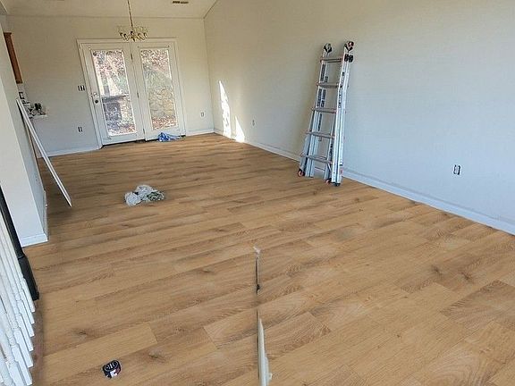 New luxury plank flooring throughout
