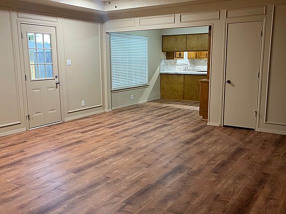 Living room looking toward the kitchen
