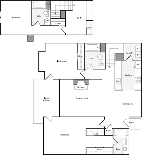 Floor plan 3+ Bedrooms A