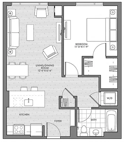 Floor plan A1G