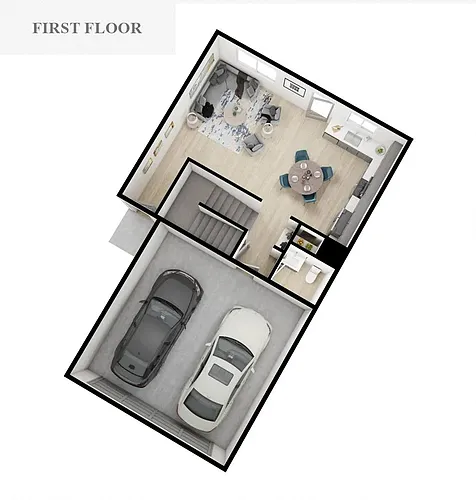 Floor plan Yellowstone 4-Bed w/Finished Basement