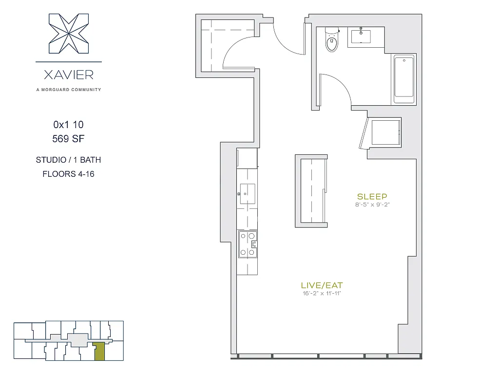 Floor plan 0X1 10