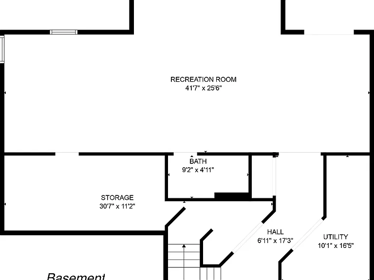 Basement floorplan