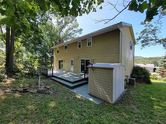 Backyard, deck, shed 1 of 2.