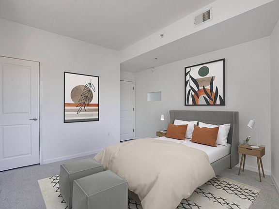 Bedroom (virtually staged)