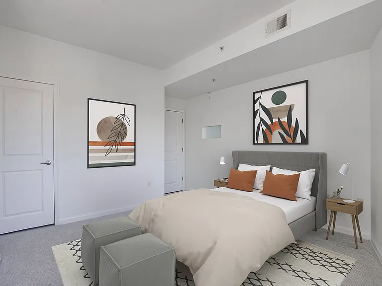 Bedroom (virtually staged)