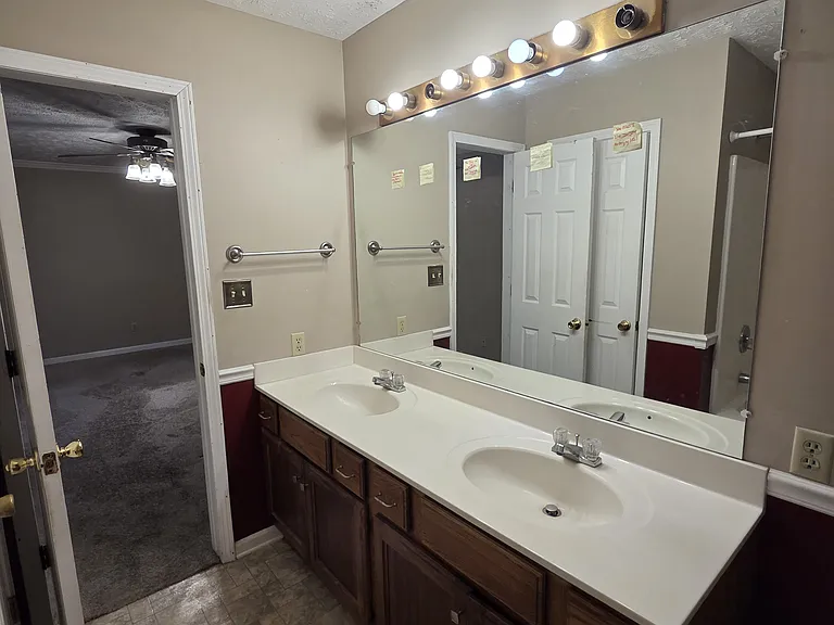 Guest Bathroom with double sink
