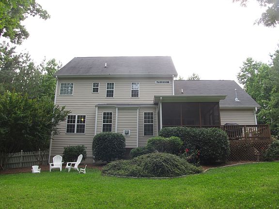 Screened in porch, and deck
