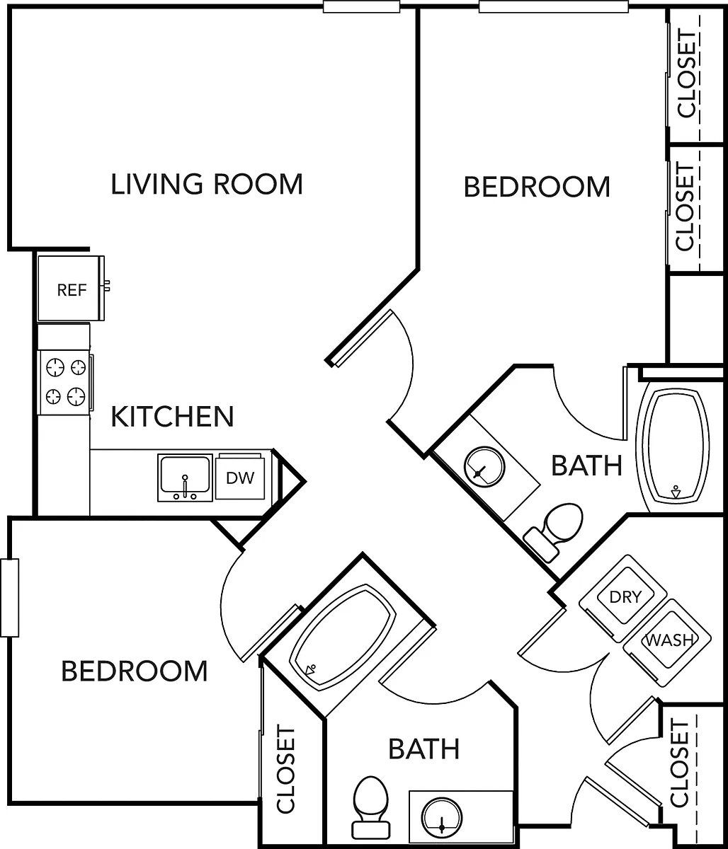 Floor plan Lincoln D4 Type A