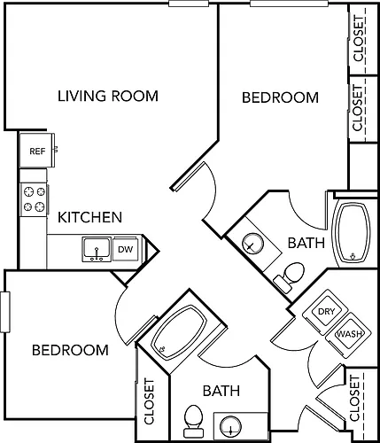Floor plan Lincoln D4 Type A