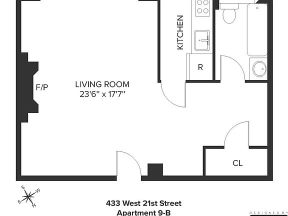 2nd image of 433 W 21st St APT 9B