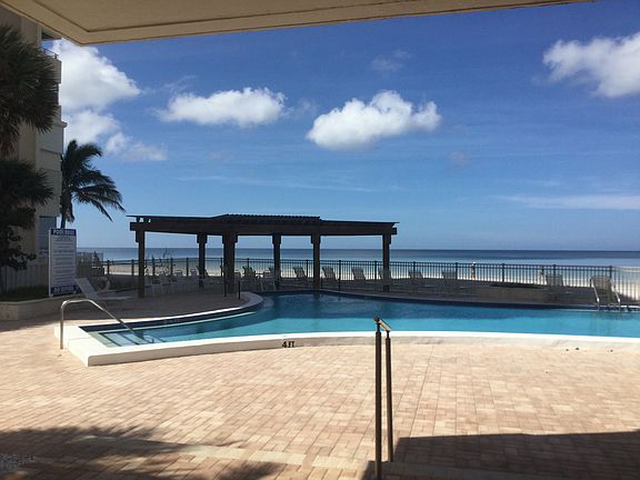 deck and pool area