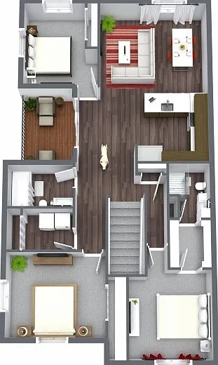 Amalfi 3-Bedroom With Attached Garage