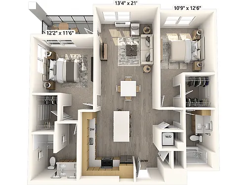 Floor plan B1-3
