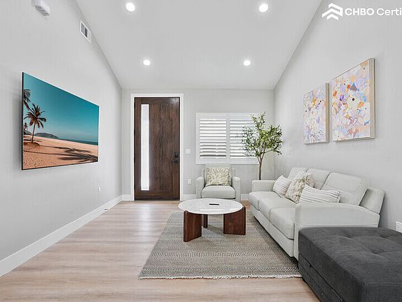 75" Neo OLED TV and fully furnished living room