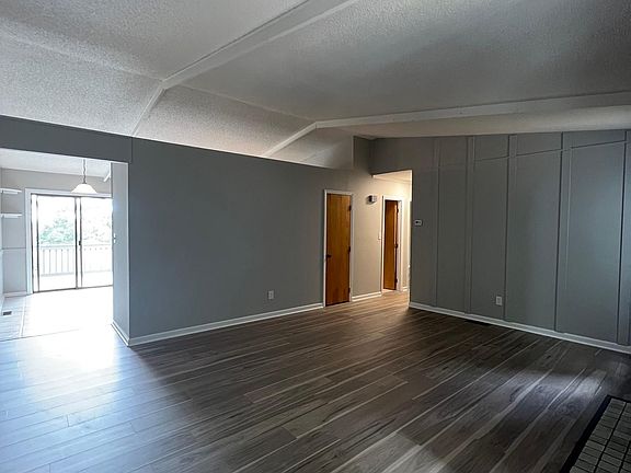 Living Room with Vaulted Ceilings