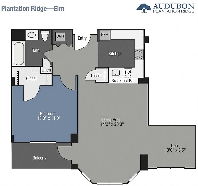 Floor plan Elm (Den)