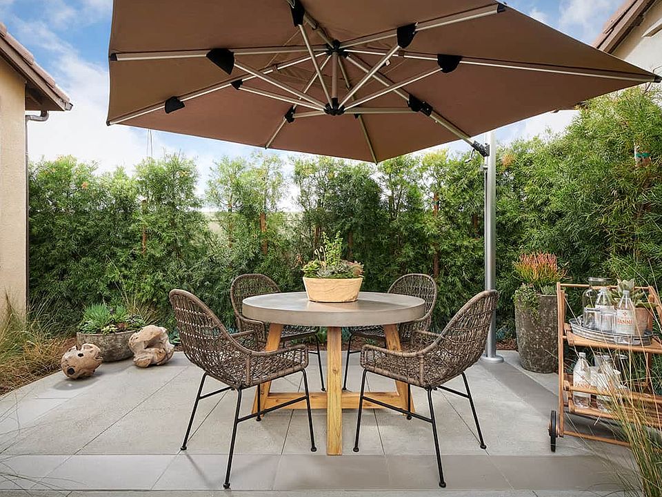 Cassis at Rancho Soleo Plan 1 Model Home Patio