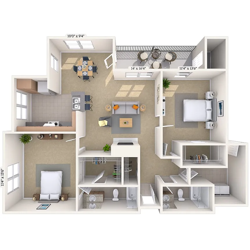 Floor plan Washington Sq.
