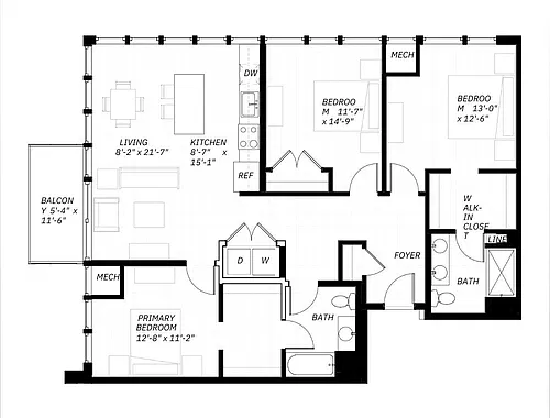 Floor plan E3