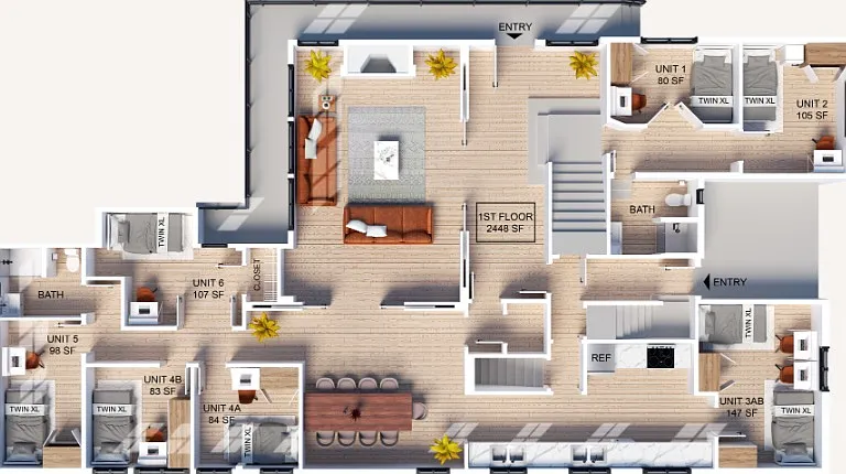 First Level Floor Plan First Level Floor Plan