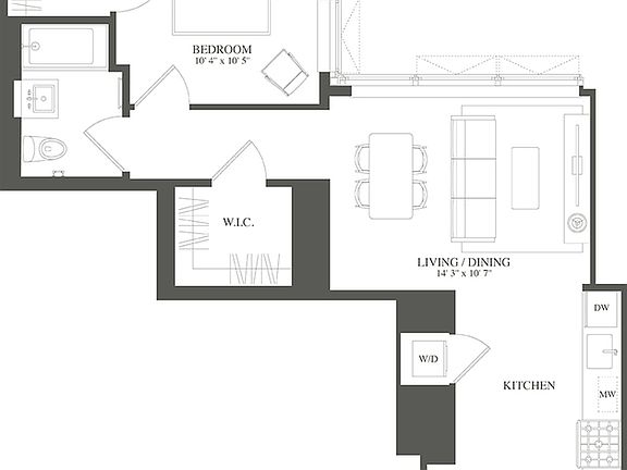 5th image of 3 Court Sq APT 4306