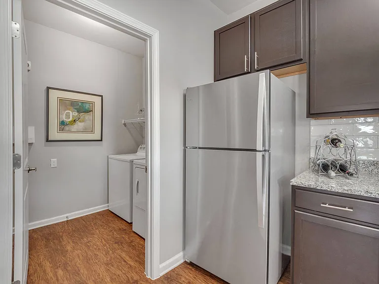 Kitchen and In-unit Washer & Dryer