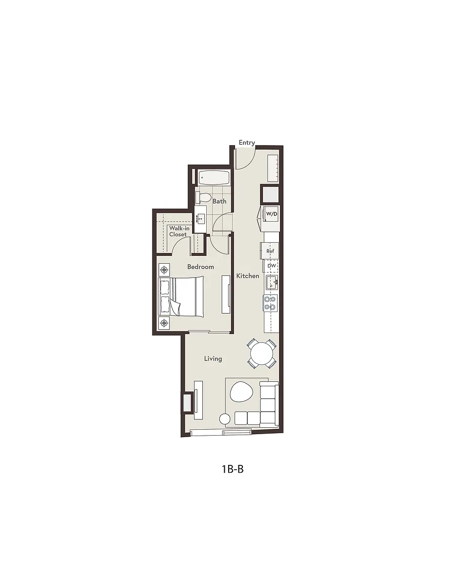 Floor plan 1B-B