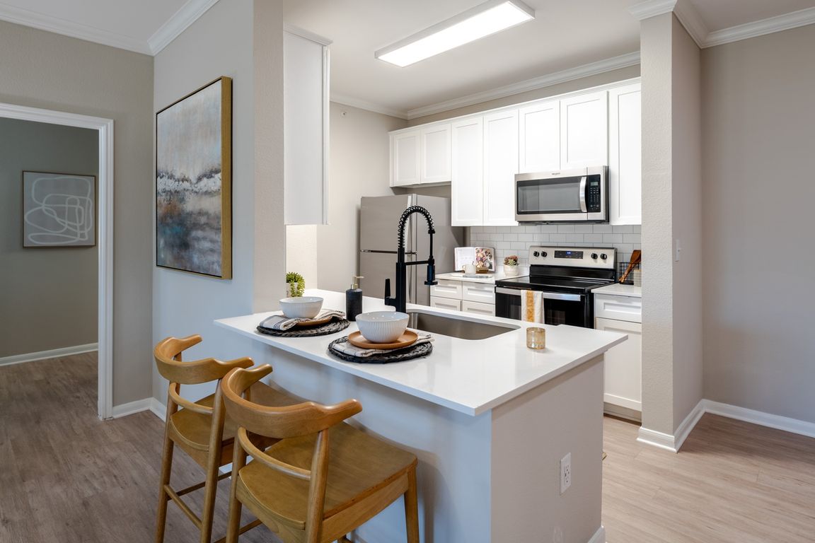 Renovated Kitchen with Quartz Countertops