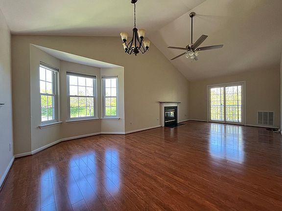 Living room and dining area