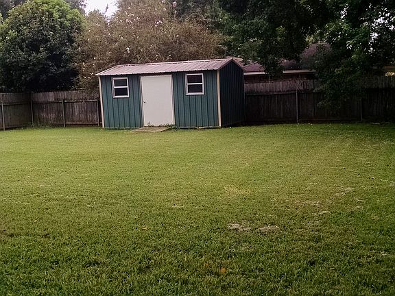 storage shed out back