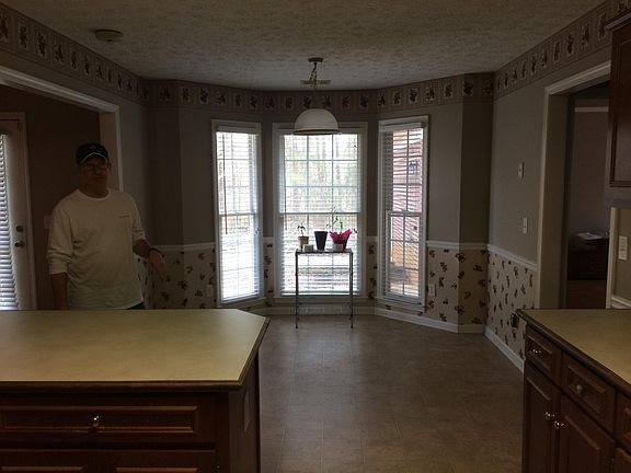 Eating area off of kitchen