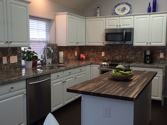 Butcher block island