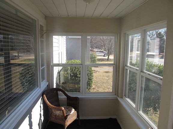 enclosed front porch