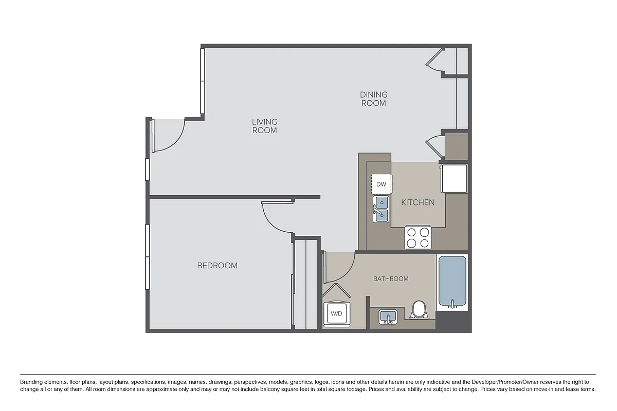 Floor plan Plan 1C