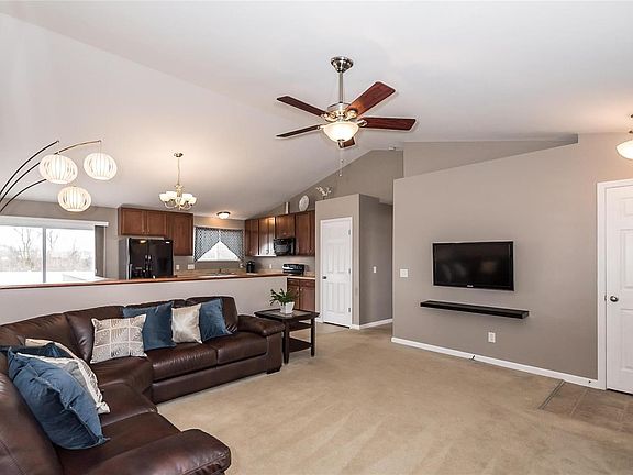 Another view of the Great Room and Kitchen.