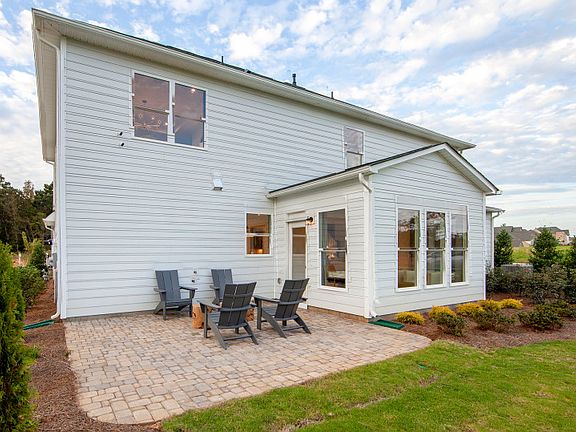 Rear Exterior with Optional Sunroom and patio