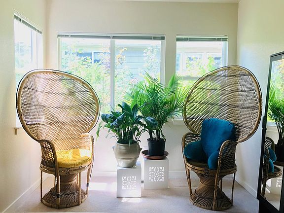 Reading/lounging area in master bedroom