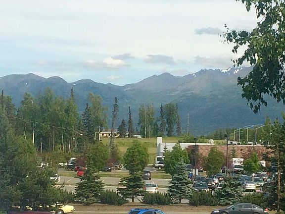 view from balcony