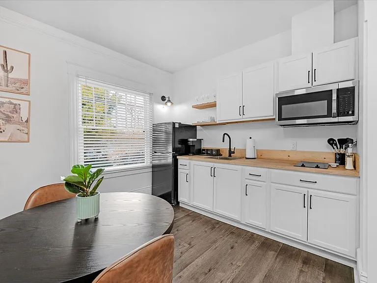 Dining table + Kitchen