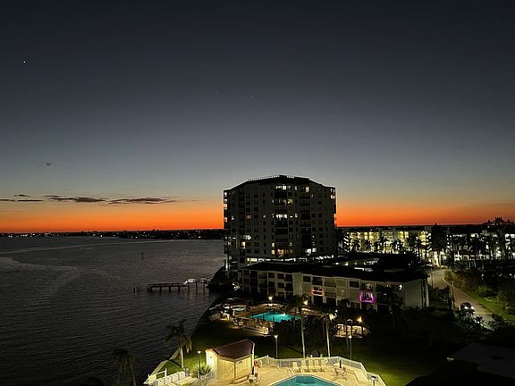 Sunset from the balcony