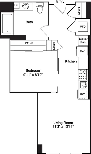 Floor plan A01