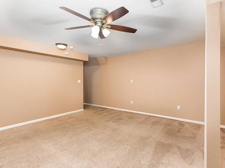 Finished Living Area in Basement