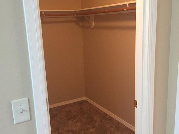 Walk-in closet in master