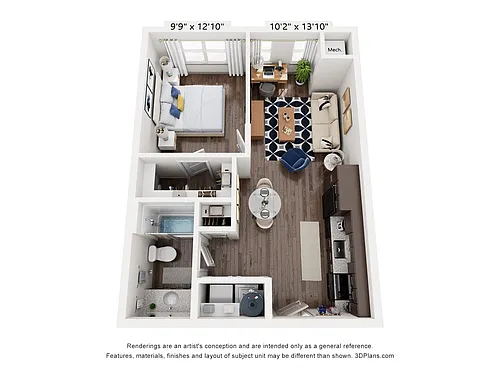 Floor plan Benson