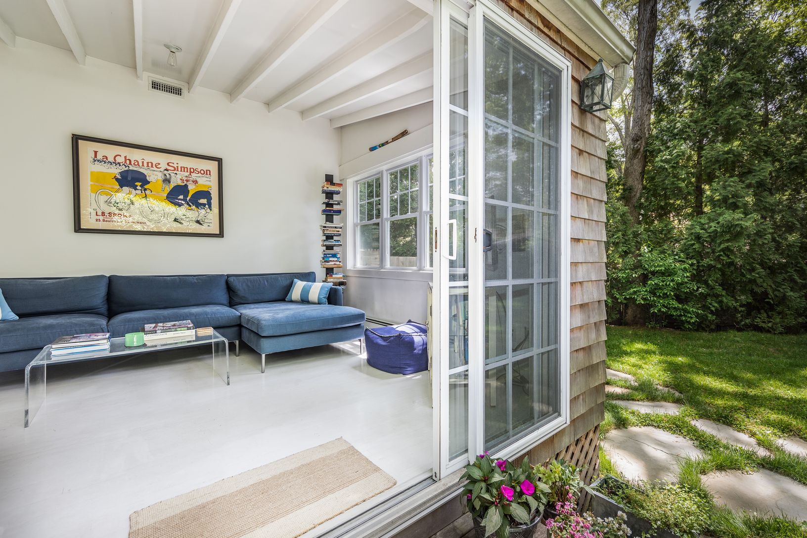  Den opens to backyard