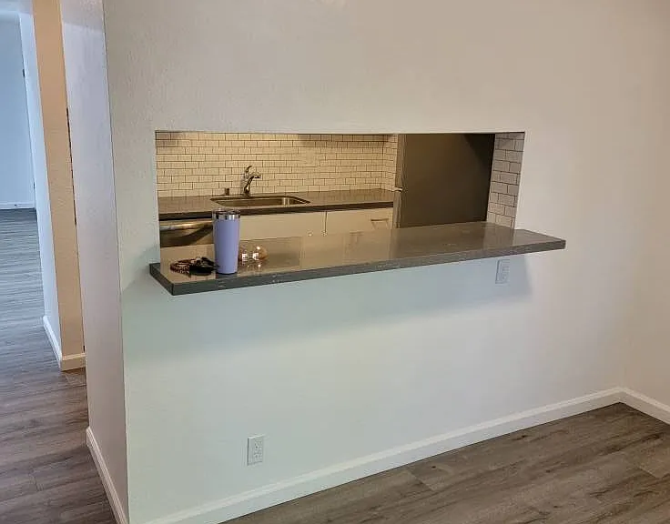 Dining room with pass through to kitchen