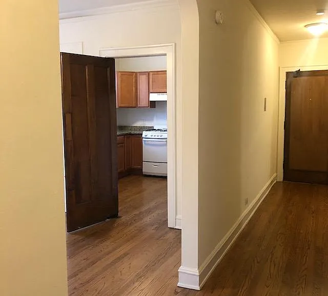 Hallway into Formal Dining room to Kitchen