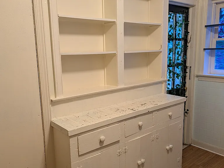 Kitchen with more shelves