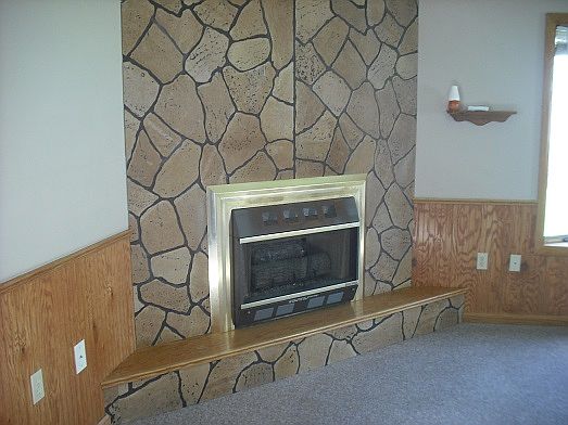 fire place in Family room